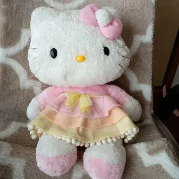 헬로키티 푹신푹신 봉제 인형 약 30cm 레트로