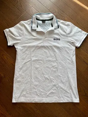 BOSS 피케 셔츠 화이트