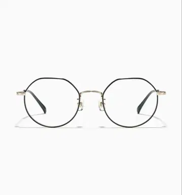 모던 림 메탈 중간 얼굴 축소 안경 티크 컬러 렌즈 보르도