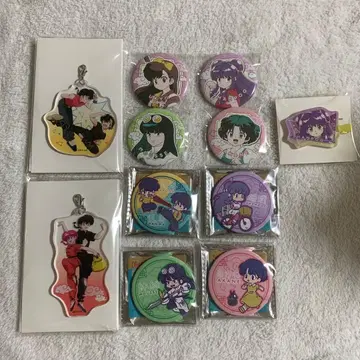 란마 1/2 캔두 캔뱃지 아크릴 스탠드 헤어 클립