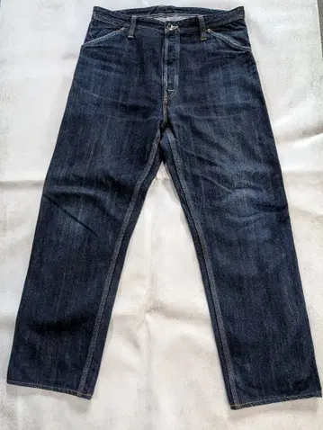 다크 블루 스트레이트 레그 데님