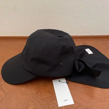 [새상품] yori 블랙 리본 캡