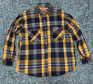 BEAMS 긴팔 체크 셔츠