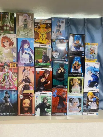 애니메이션 캐릭터 피규어 세트