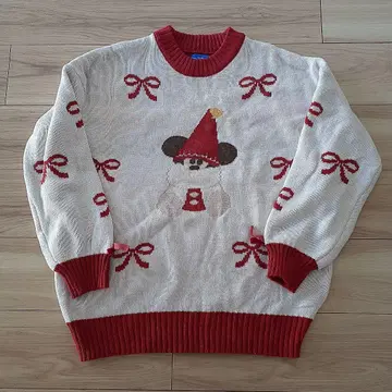 디즈니 크리스마스 니트 스웨터