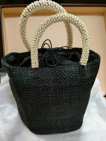 HAYNI 블랙 바스켓백 토트백