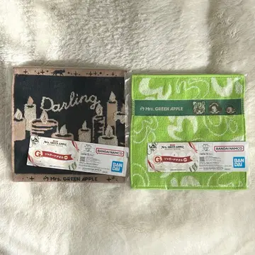 미세스 그린애플 제일복권 G상 자카드 타월 2장 세트