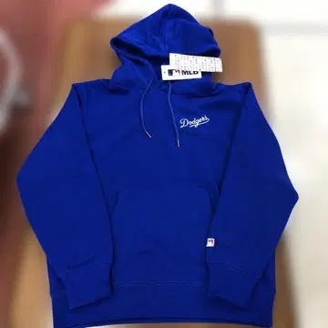 Dodgers 속기모 후드티 M 파랑