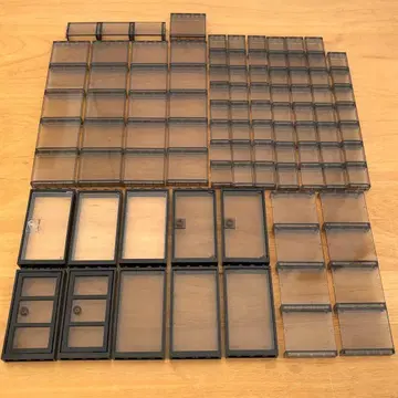 LEGO 레고 창문 유리 부품 스모크 클리어 부품 일괄 세트