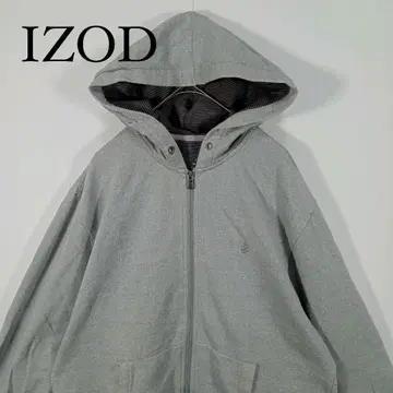IZOD 그레이 풀 집업 후드티 아이조드 S