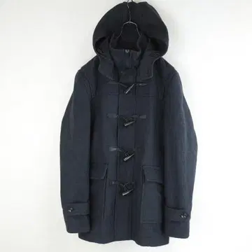 G9670*ZARA 자라 충전솜 울 더플 코트 다크 그레이 M