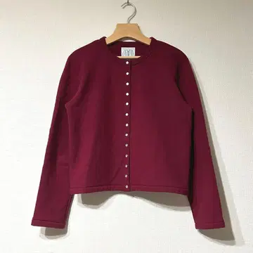 새상품급 agnes b. 에네스베 가디건 프레션 빨간색 레드