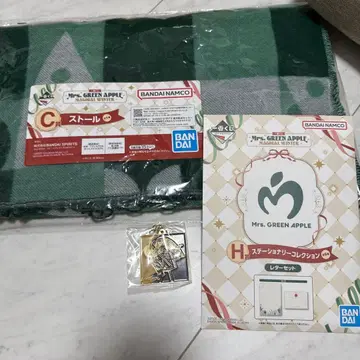 Mrs. GREEN APPLE 제일복권 C상 스톨+레터 세트+달링