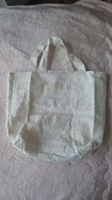 BESS NIELSEN 패치워크 화이트 100% 코튼 백