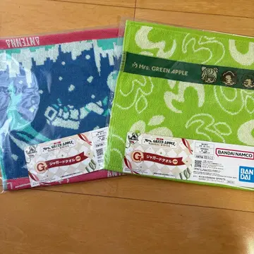 미세스 그린애플 1번 복권 자카드 타월 2종