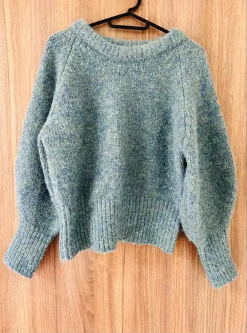 LAGUNAMOON 러그나무 문 그린 니트