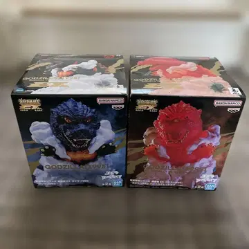 도호 괴수 진좌수 EX 고질라 1995 버닝 레드 컬러 2세트