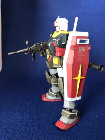 건담 프라모델 HGUC RX-78-2 건담 리얼 타입풍 페인팅 완성품