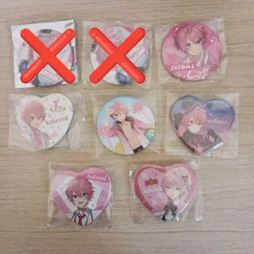 스토푸리 사토미 군 캔뱃지 기본 하트형 캔뱃지