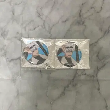 주술회전 주술여행 캔뱃지 고죠 사토루 2개 세트