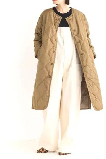 OMNES 다운 노카라 밀리터리 자켓 grin ichi sm2