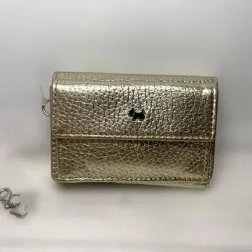 AGATHA 아가타 3단 폴더형 지갑 골드 ANA