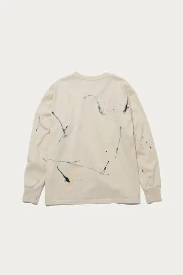 6(ROKU) 로쿠 DRIPPING LONG SLEEVE PULLOVER