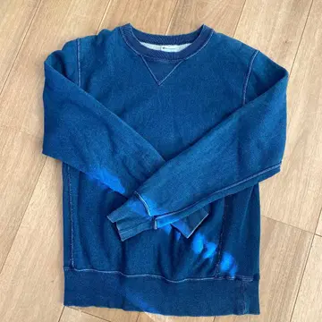 Champion 맨투맨 S 다크 블루 남성용 데님