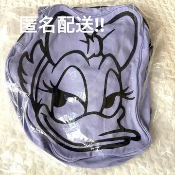 WCJ 데이지 페이스 토트백 퍼플 페이스 디즈니