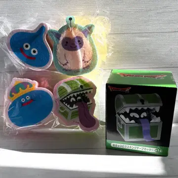 [ 미개봉 새상품 ] 드래곤 퀘스트 미믹 마스킹 테이프 커터 스펀지