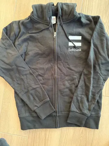 [ 미사용 ] SoftBank 집업 후드티