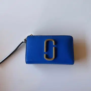 MARC JACOBS 이단 접이식 지갑 파랑 그레이
