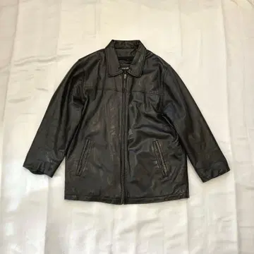 black leather jacket car coat grunge