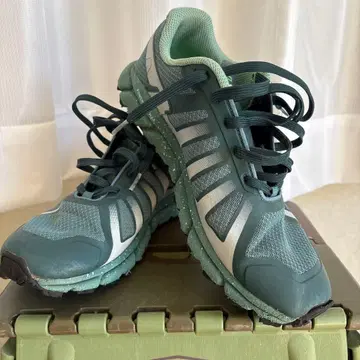 INOV 트레일 러닝화 다크 그린/라이트 그린 25.5cm
