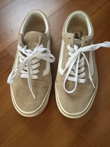 Vans 스웨이드 스니커즈 베이지