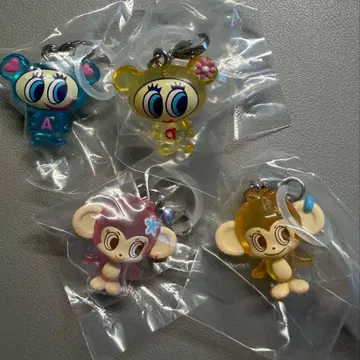 나루미야 메지루시 액세서리 나루미야 캐릭터즈 4종 세트