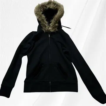 퍼 후드티 블랙 y2k