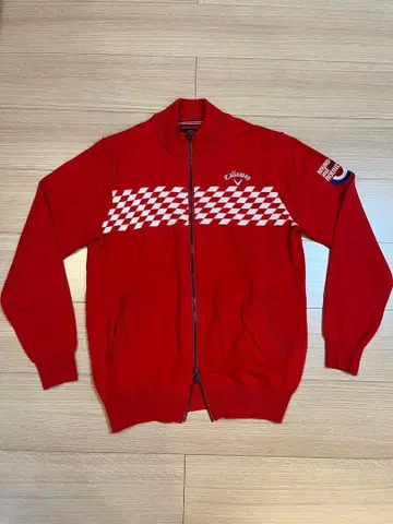 캘러웨이 더블 지퍼 스웨터 L 사이즈