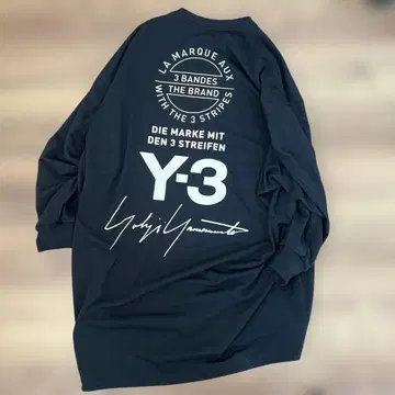 Y-3 15주년 로고 맨투맨 트레이닝복