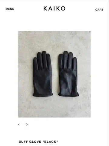 KAIKO BUFF GLOVE 'BLACK'