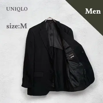 유니클로 UNIQLO 프리미엄 린넨 자켓 테일러드 블랙 린넨 M
