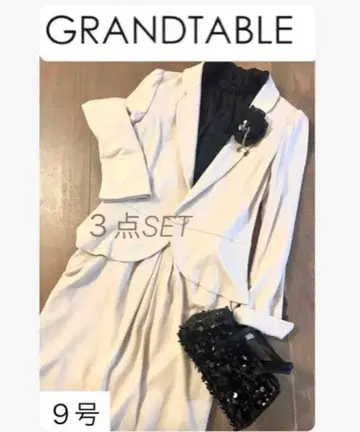 GRANDTABLE 타이트 자켓 9호 포멀 파티 3종 세트 젊은 엄마