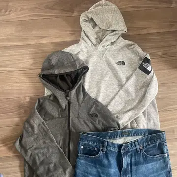 THE NORTH FACE 플리스 후드티 L XL 세트