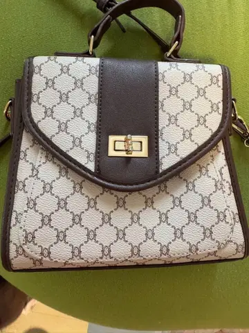 여성용 핸드백 크로스백 웨이스트 파우치 체크 무늬