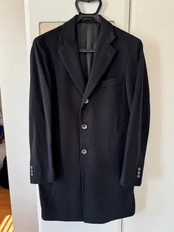 체스터 코트 캐시미어 혼방