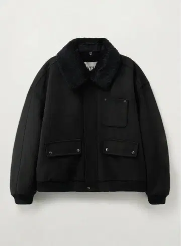 SATUR SYNTHETIC SHEARLING BLOUSON JUMPER