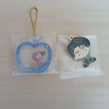 제일복권 Mrs.GREEN APPLE E상 아크릴 F상 메탈 참 2점