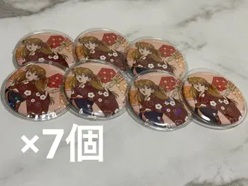 에반게리온 아스카 캔뱃지 7개 세트