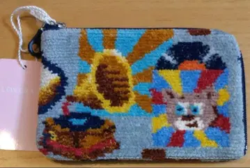 [ 미사용 새상품 ] 페이러 L자 파우치 손수건 세트 레트로 뮤직