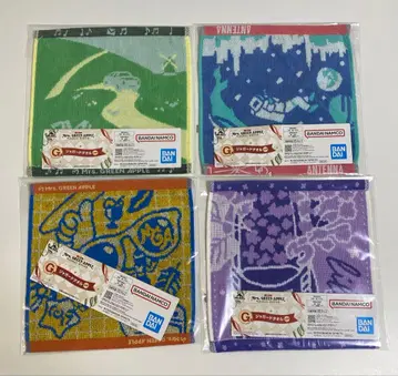 4장 세트 제일복권 미세스 그린애플 G상 자카드 타월